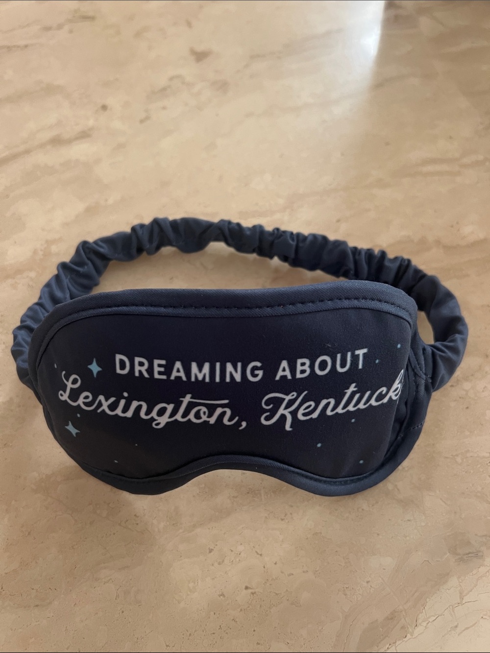 Dreaming About Lexington, Kentucky Sleep Mask - Navy - New!